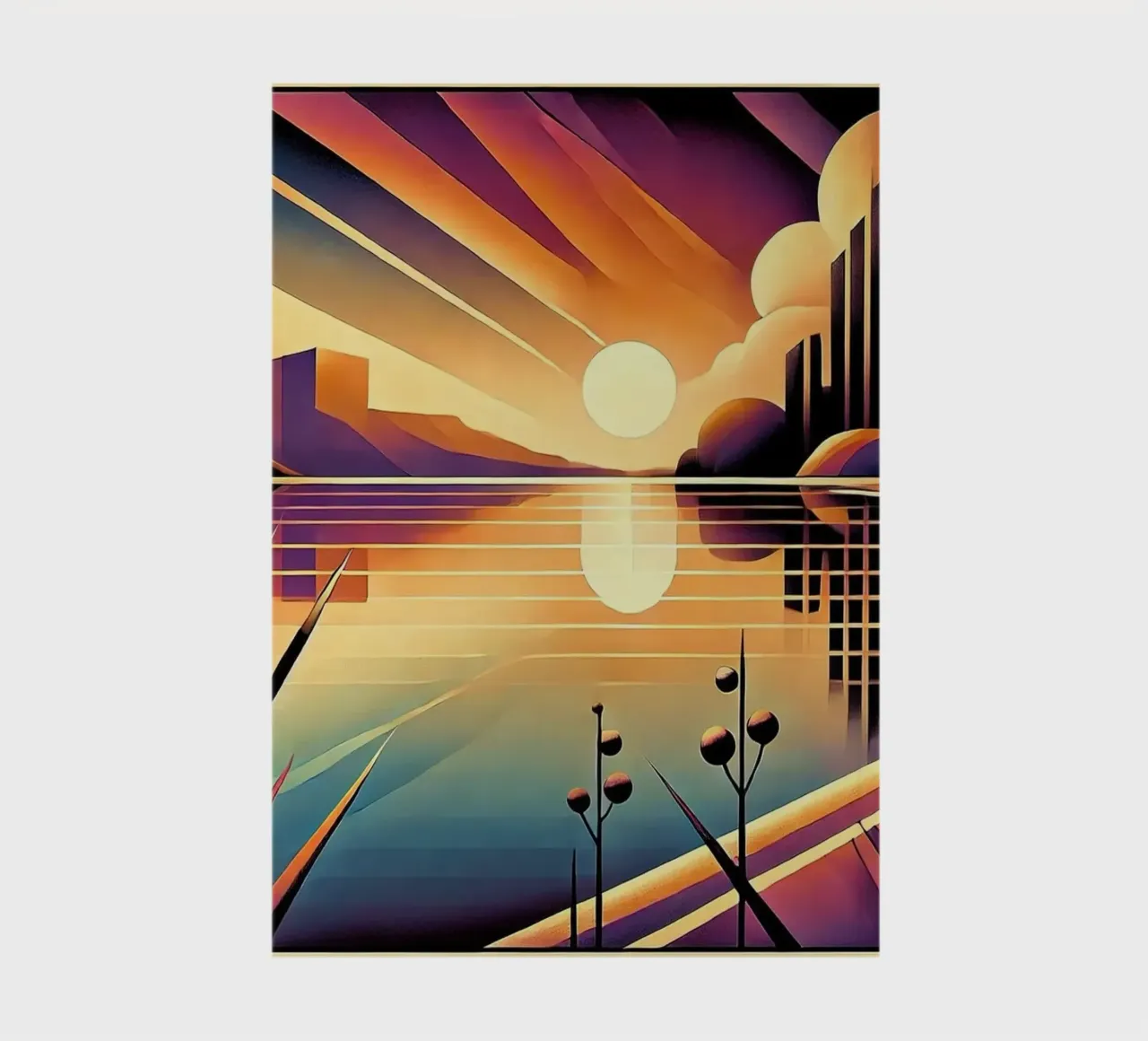 Skyline Radiance in Art Deco notebook by Chromatic Fusion Studio