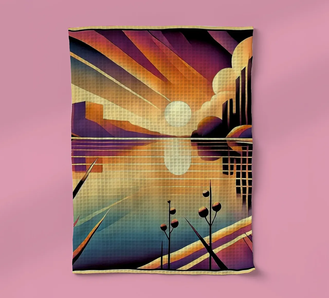 Skyline Radiance in Art Deco canovaccio da cucina da Chromatic Fusion Studio
