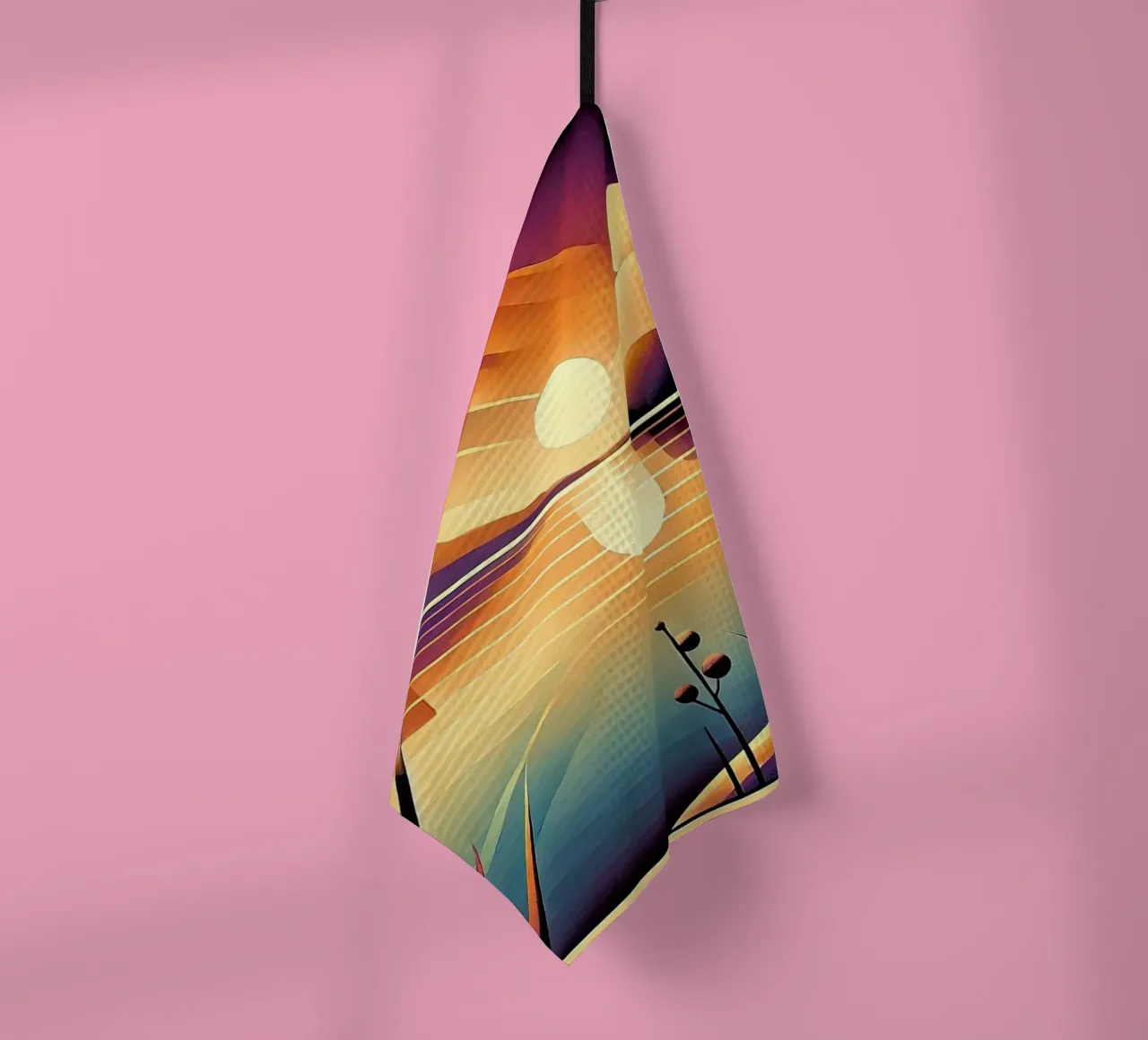 Skyline Radiance in Art Deco canovaccio da cucina da Chromatic Fusion Studio