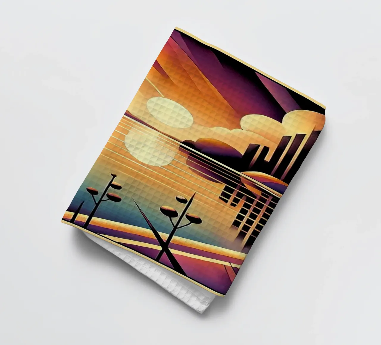 Skyline Radiance in Art Deco canovaccio da cucina da Chromatic Fusion Studio