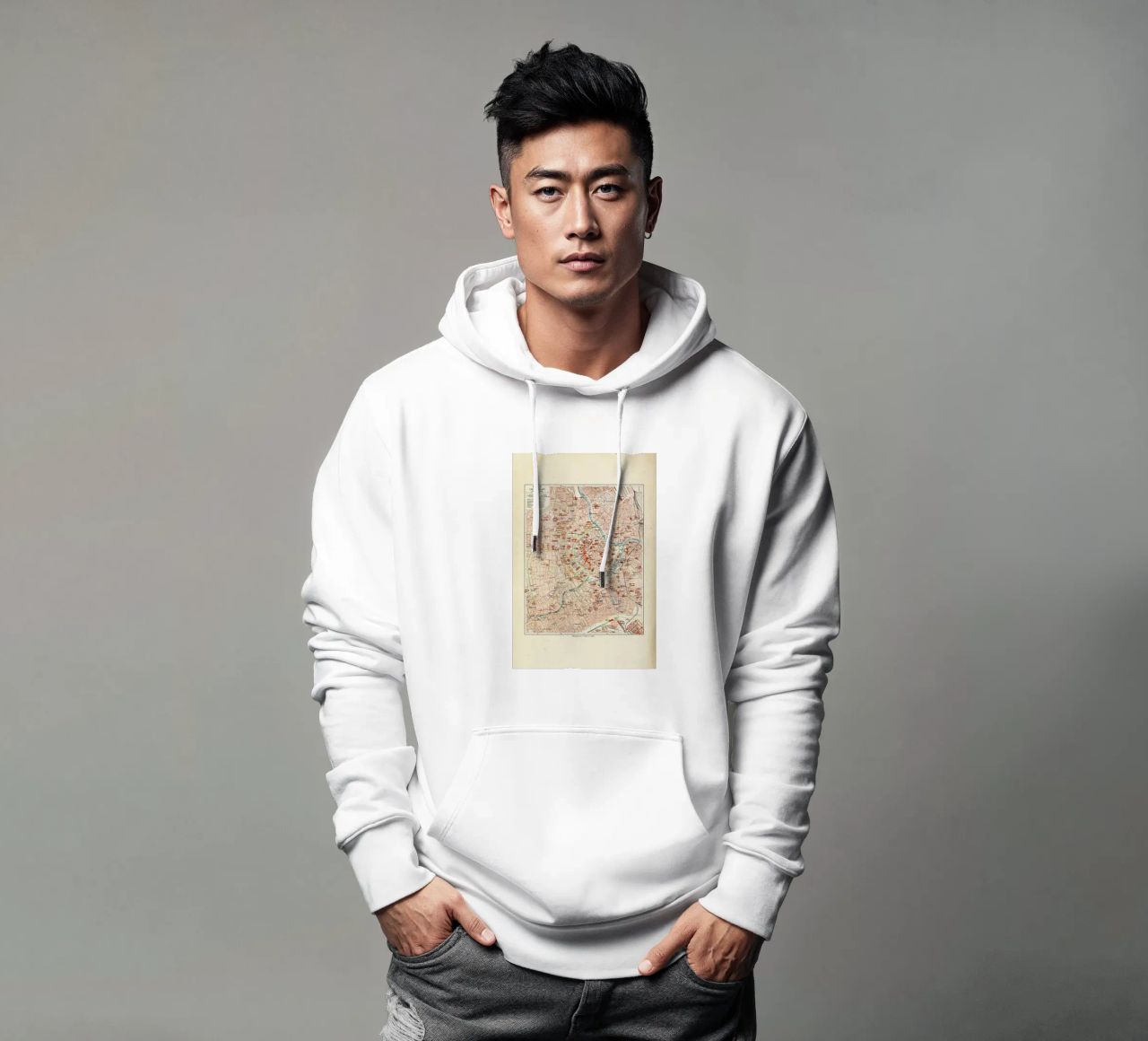 Vienna City, Austria, 1899 Hoodie von Artokoloro Quint Lox Ltd