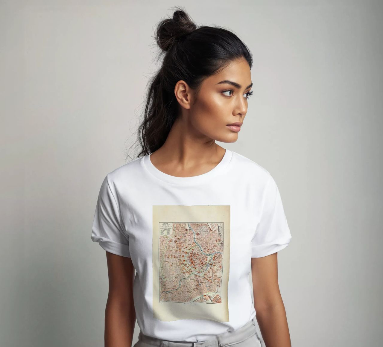 Vienna City, Austria, 1899 T-Shirt von Artokoloro Quint Lox Ltd