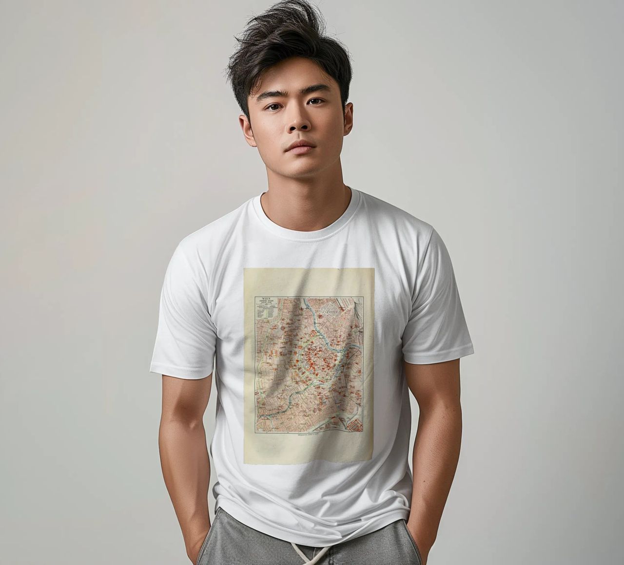 Vienna City, Austria, 1899 T-Shirt von Artokoloro Quint Lox Ltd