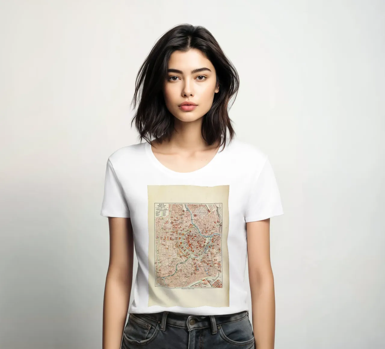 Vienna City, Austria, 1899 Frauen T-Shirt von Artokoloro Quint Lox Ltd