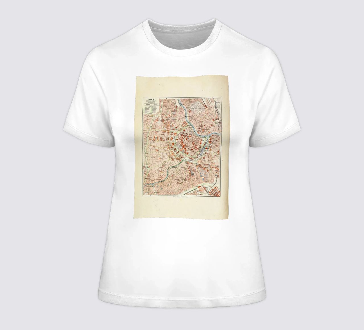 Vienna City, Austria, 1899 Frauen T-Shirt von Artokoloro Quint Lox Ltd