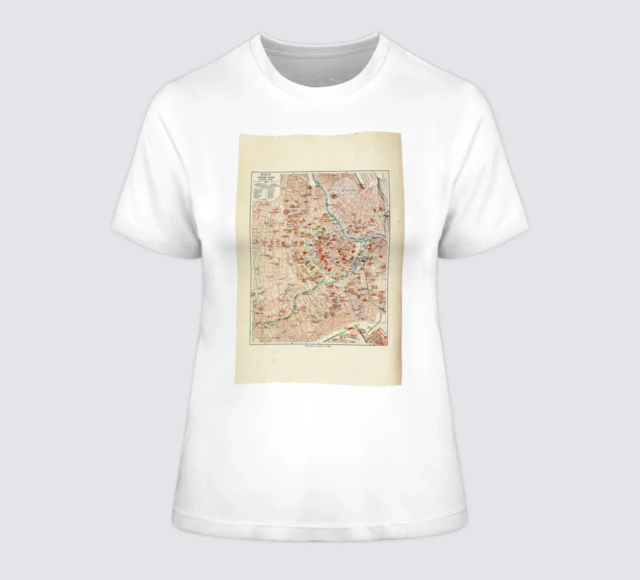 Vienna City, Austria, 1899 Frauen T-Shirt von Artokoloro Quint Lox Ltd