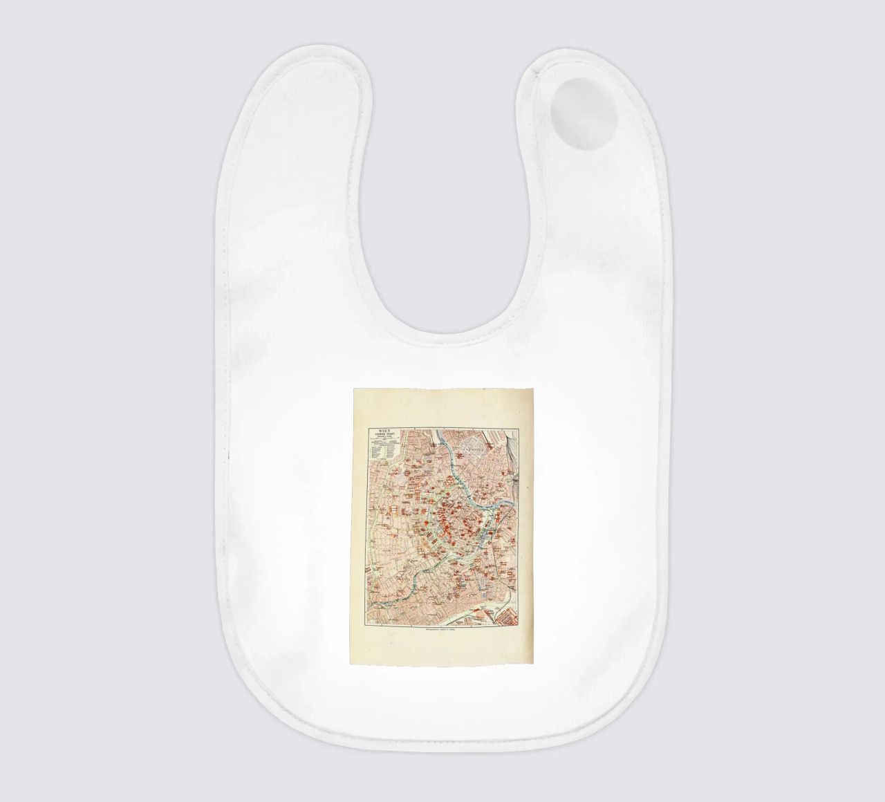 Vienna City, Austria, 1899 Babylätzchen von Artokoloro Quint Lox Ltd