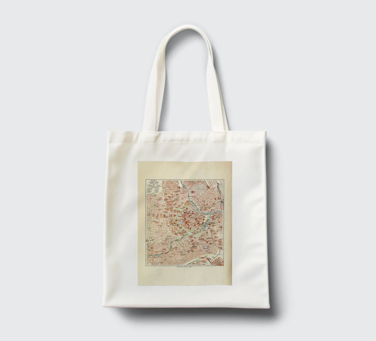 Vienna City, Austria, 1899 Jutebeutel von Artokoloro Quint Lox Ltd