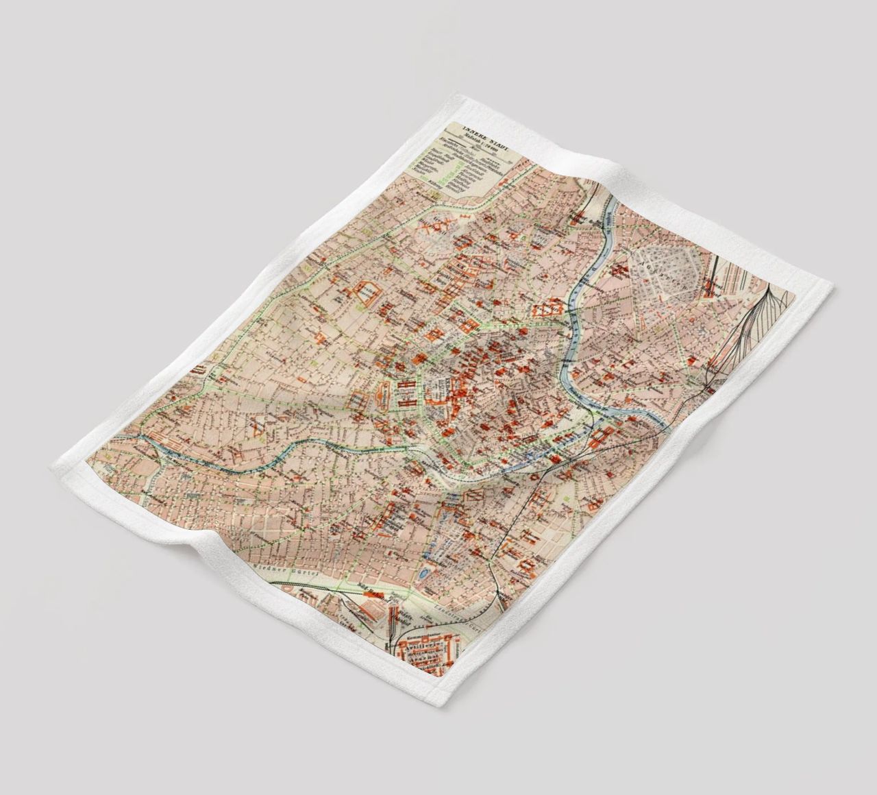 Vienna City, Austria, 1899 Fleecedecke von Artokoloro Quint Lox Ltd