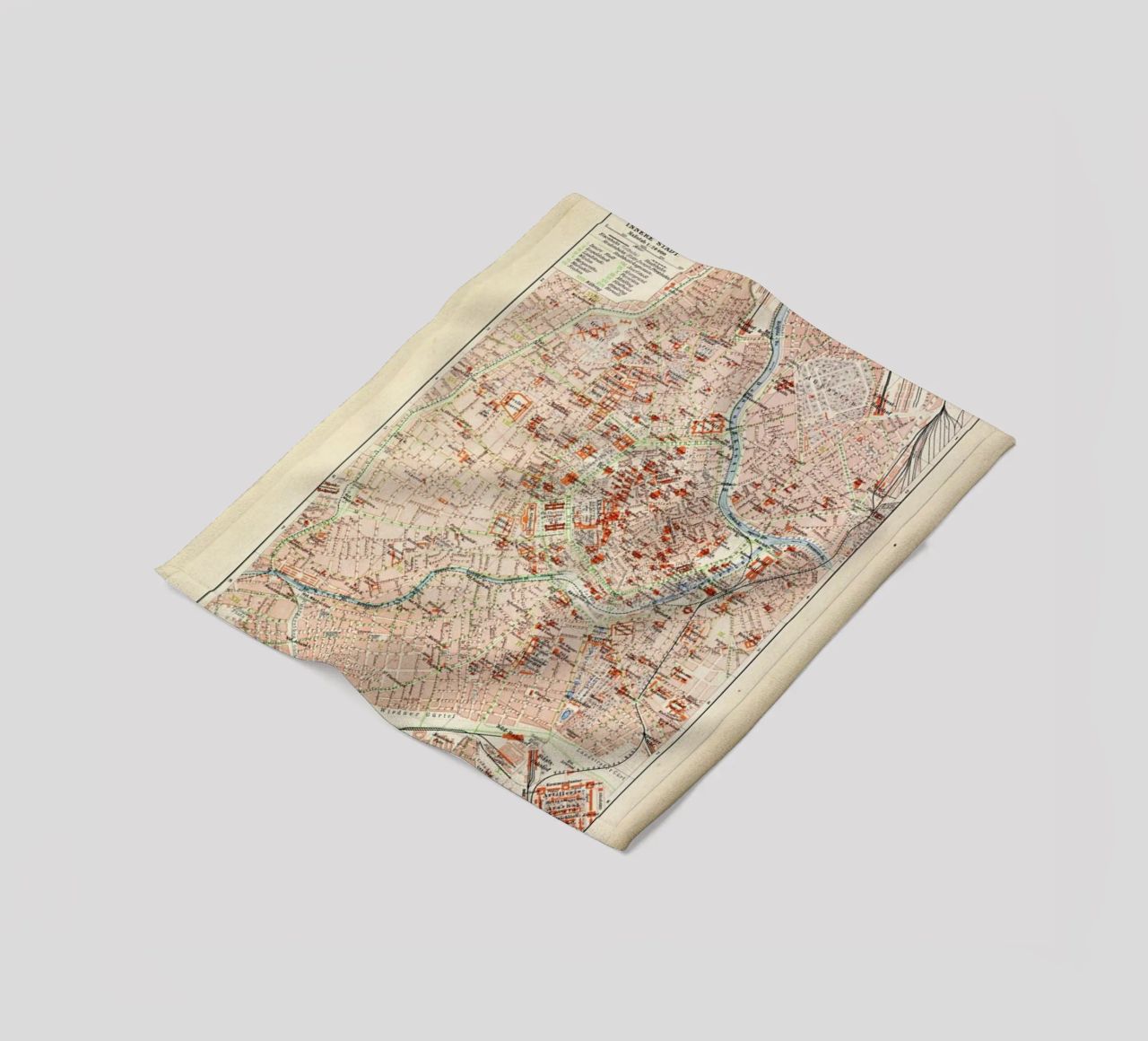 Vienna City, Austria, 1899 Fleecedecke von Artokoloro Quint Lox Ltd