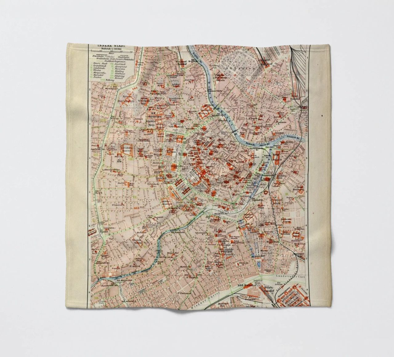 Vienna City, Austria, 1899 Fleecedecke von Artokoloro Quint Lox Ltd