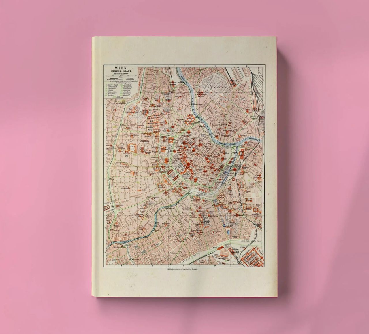 Vienna City, Austria, 1899 Notizbuch von Artokoloro Quint Lox Ltd