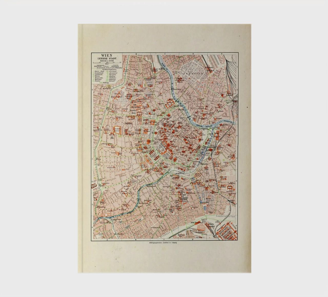Vienna City, Austria, 1899 Notizbuch von Artokoloro Quint Lox Ltd