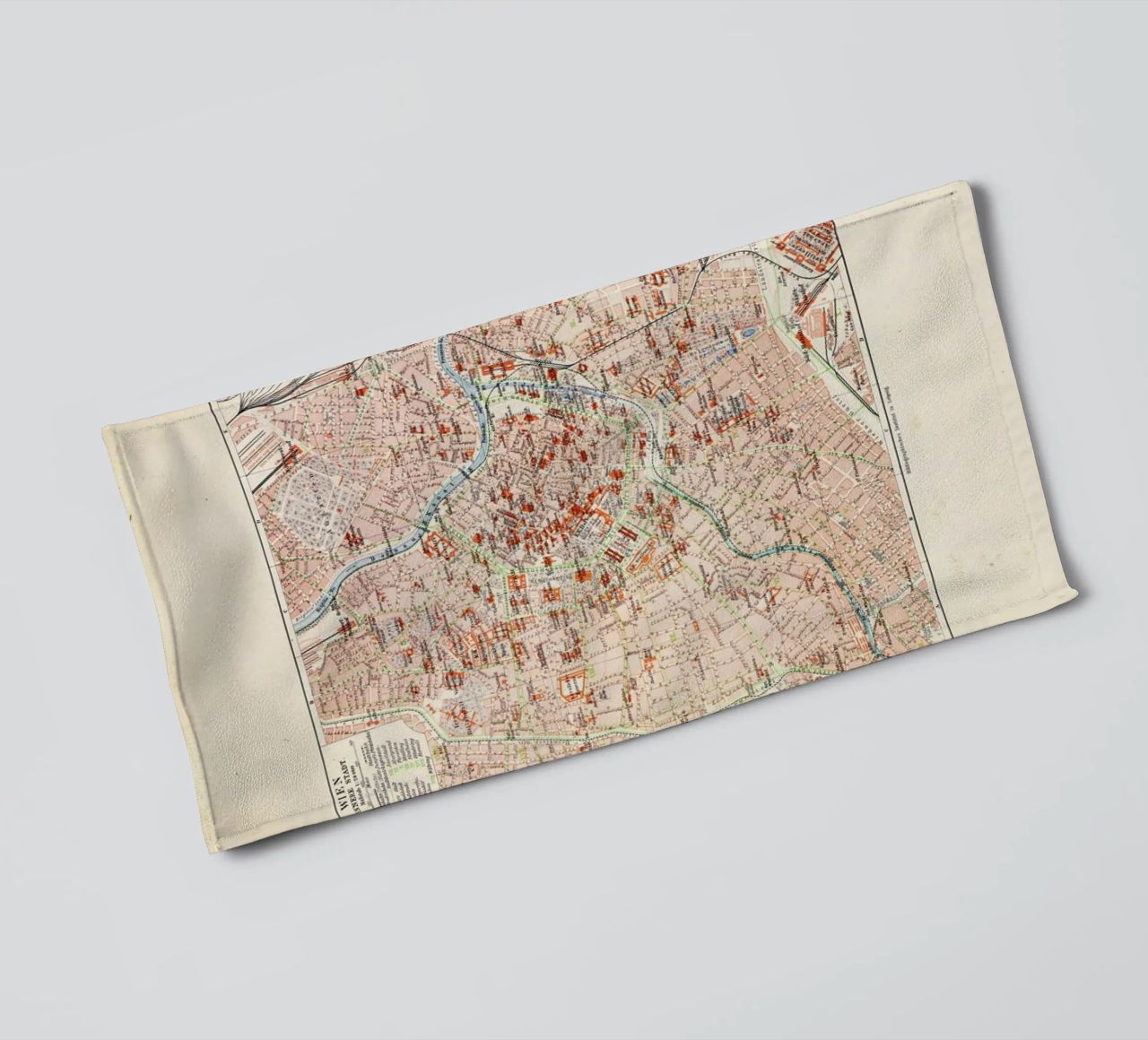 Vienna City, Austria, 1899 Handtuch von Artokoloro Quint Lox Ltd