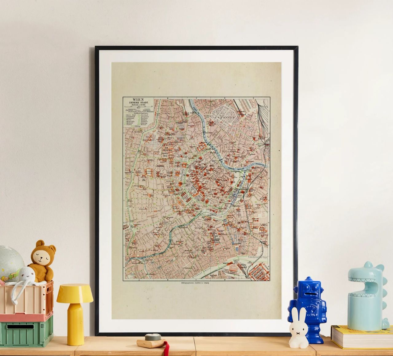 Vienna City, Austria, 1899 Poster von Artokoloro Quint Lox Ltd
