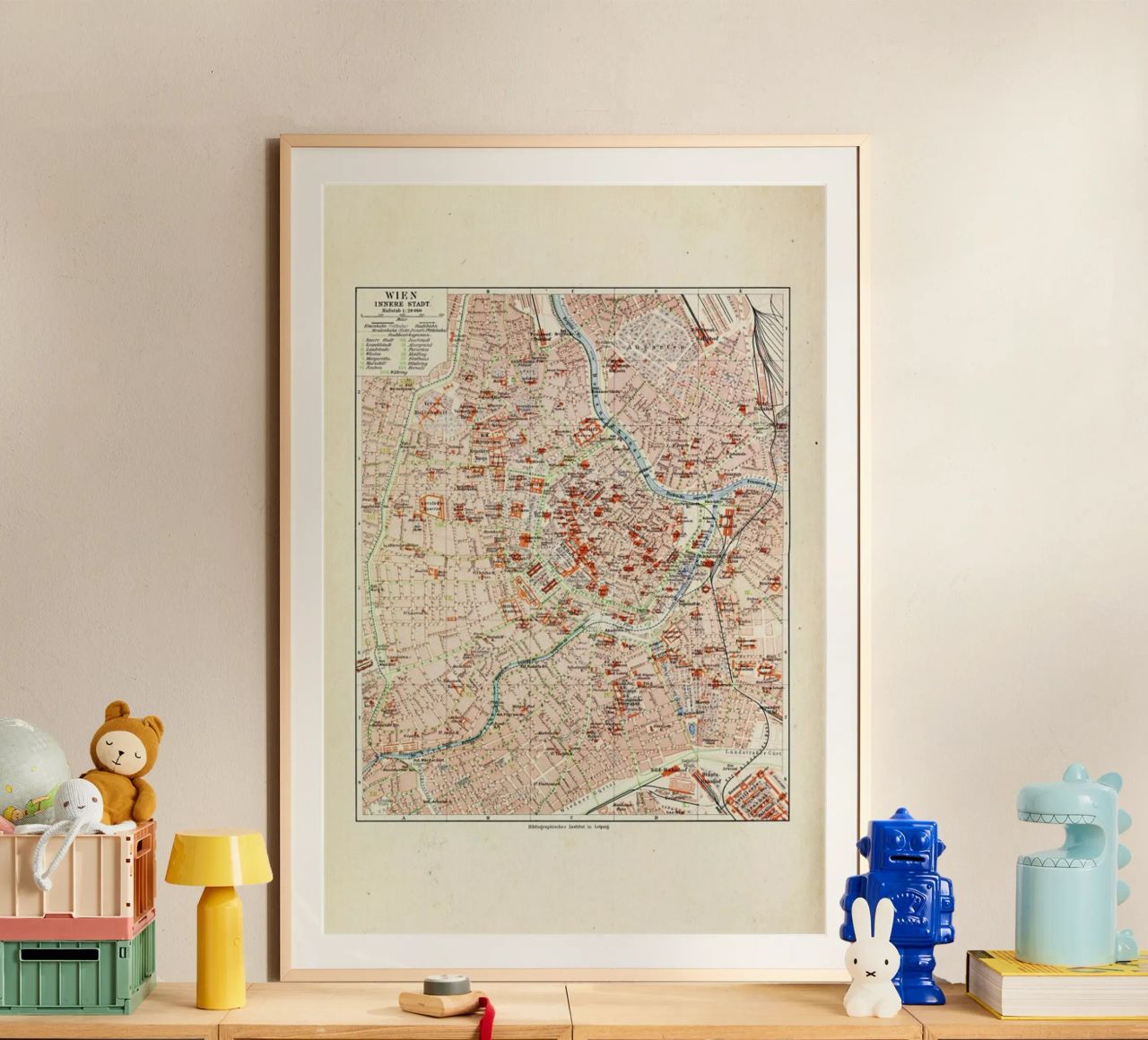 Vienna City, Austria, 1899 Poster von Artokoloro Quint Lox Ltd