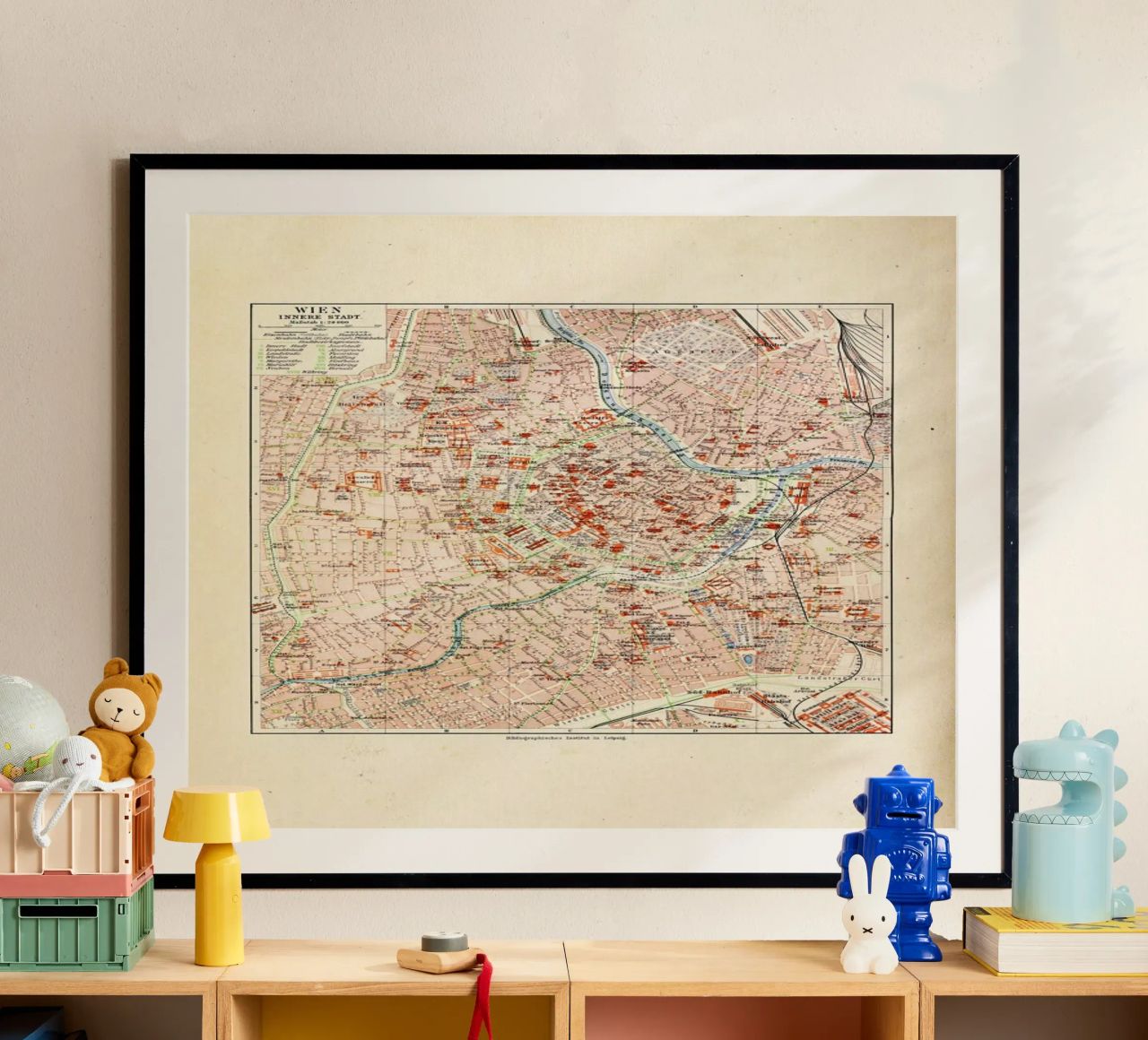 Vienna City, Austria, 1899 Poster von Artokoloro Quint Lox Ltd