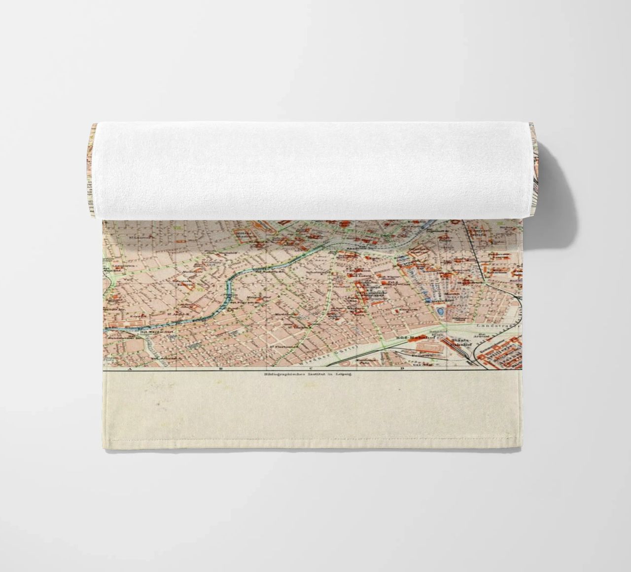 Vienna City, Austria, 1899 Strandtuch von Artokoloro Quint Lox Ltd