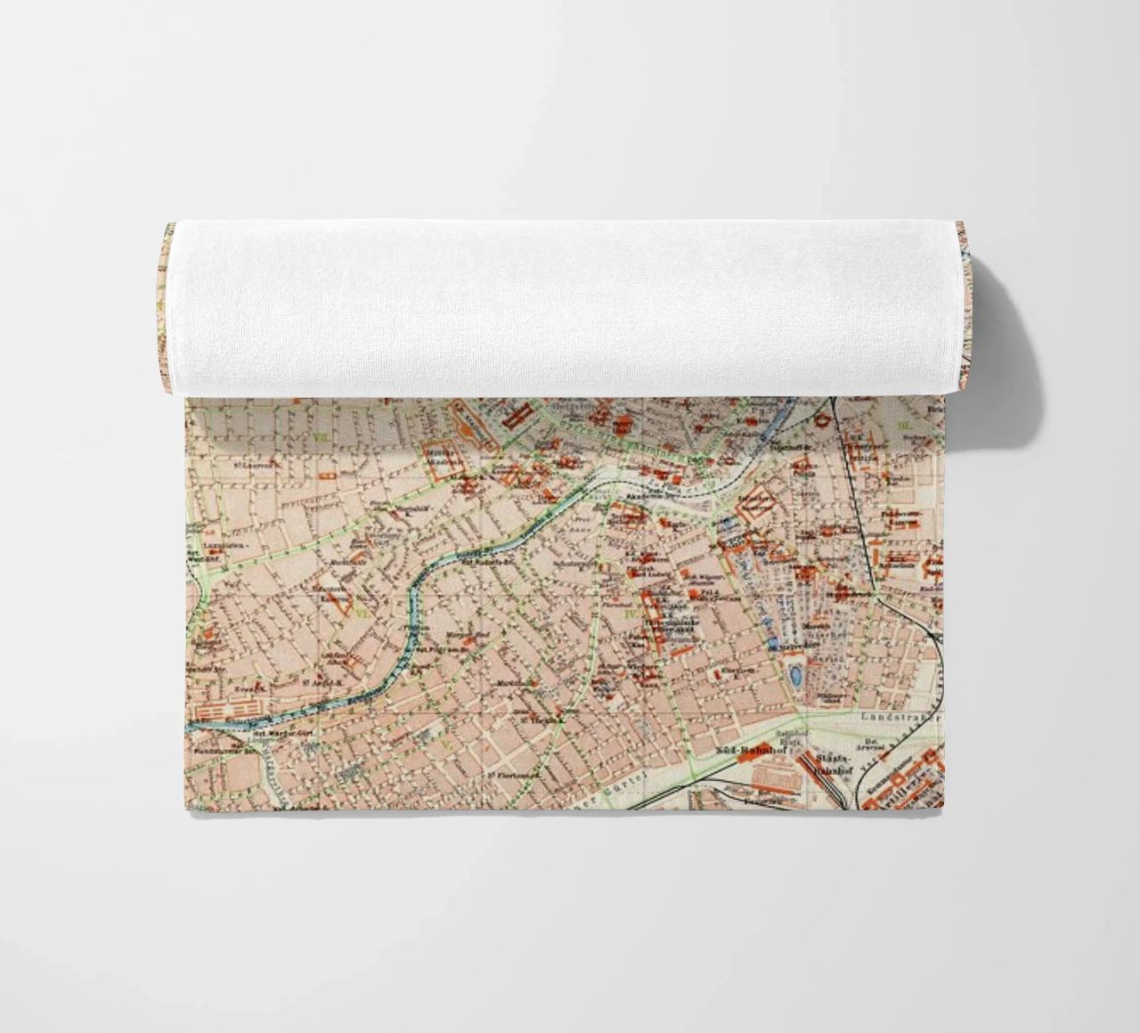 Vienna City, Austria, 1899 Strandtuch von Artokoloro Quint Lox Ltd
