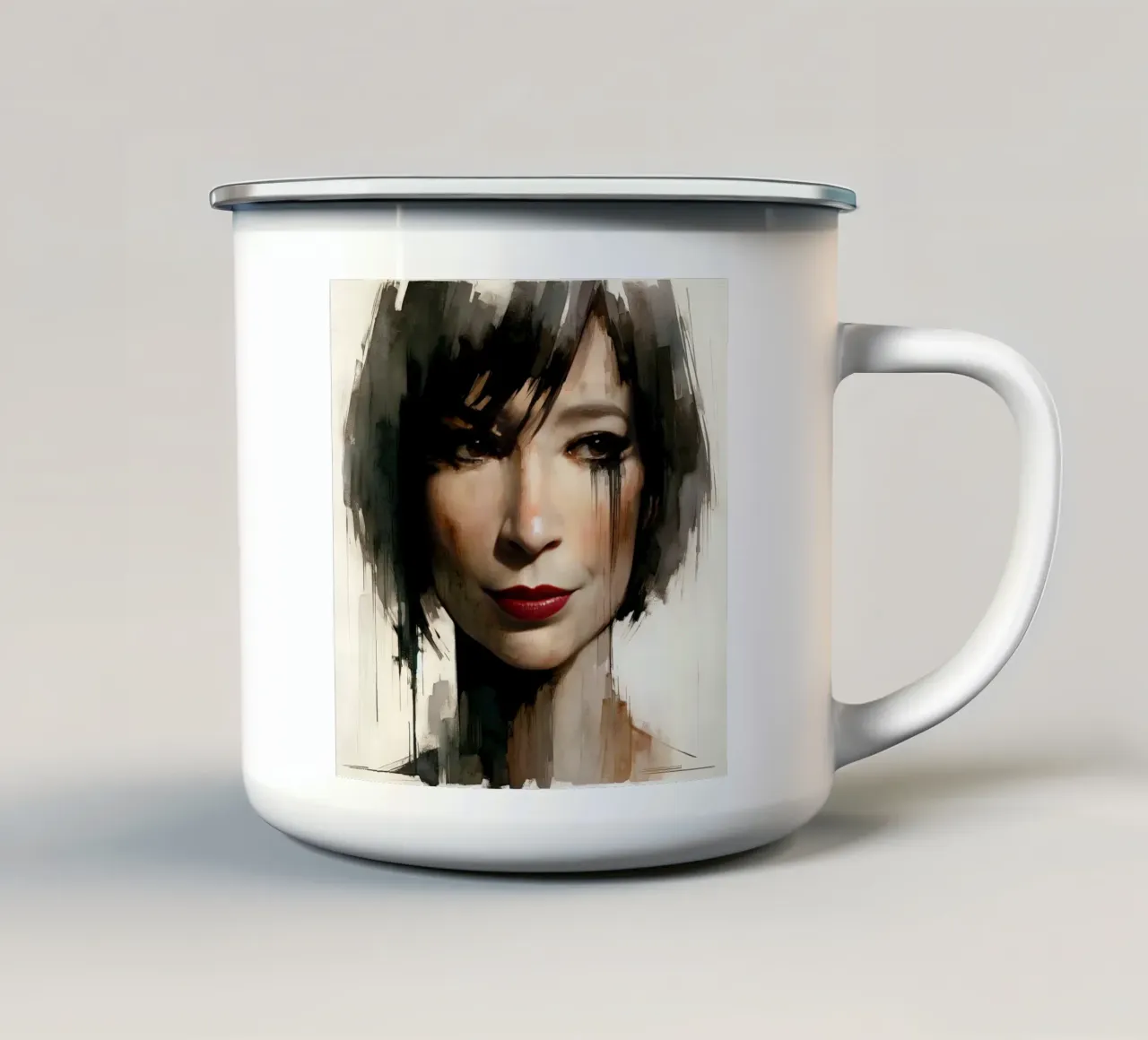 Bellezza frammentata tazza in smalto da Chromatic Fusion Studio
