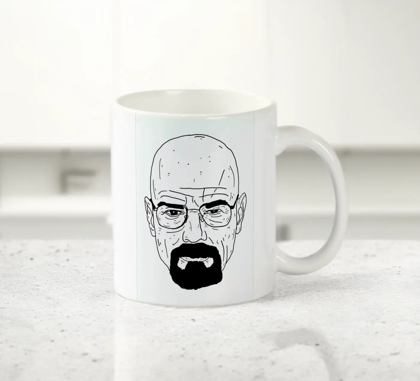 Walt ceramic mug by Nick Cocozza