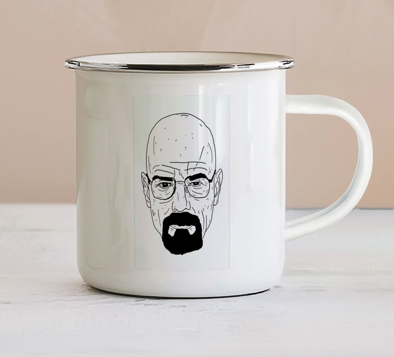 Walt tazza in smalto da Nick Cocozza