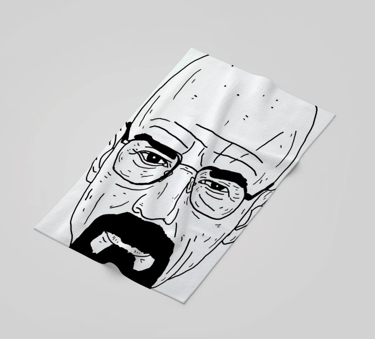 Walt beach towel by Nick Cocozza