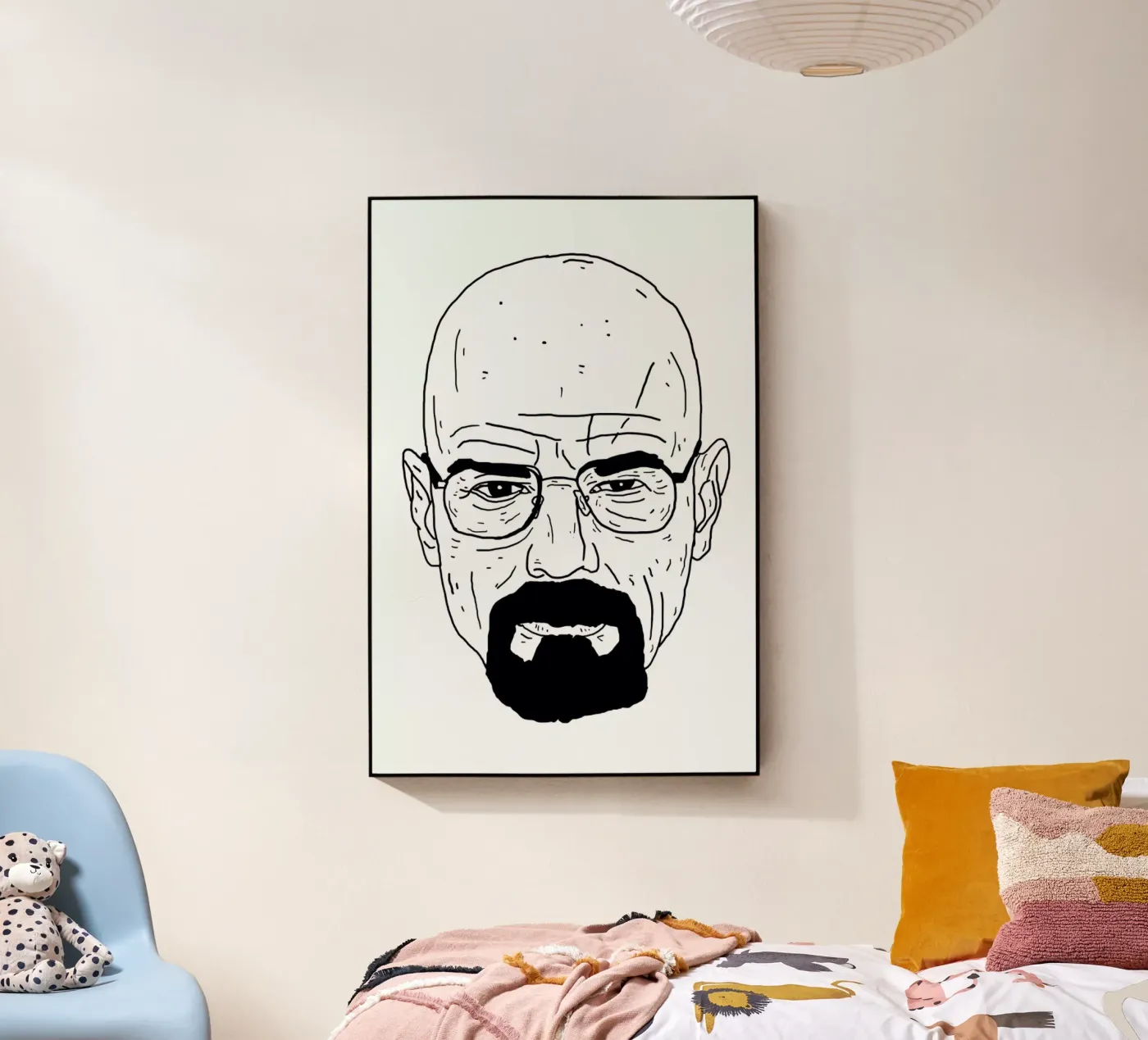 Walt acryl van Nick Cocozza