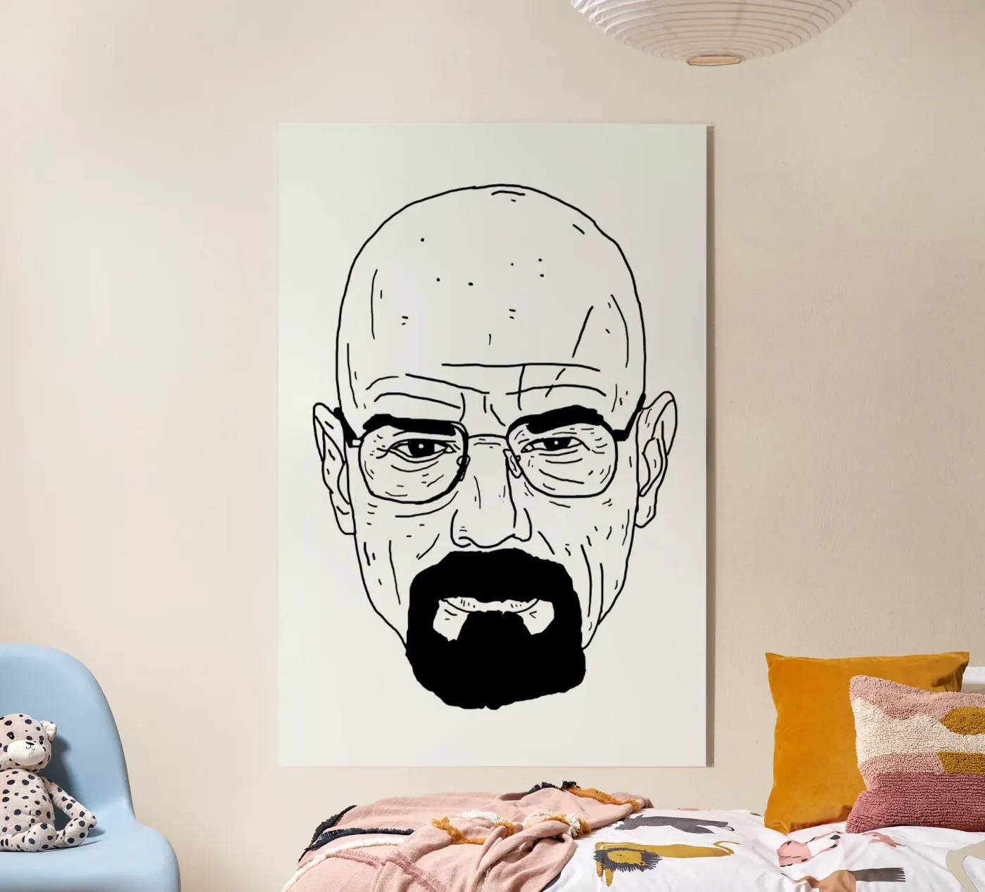 Walt acryl van Nick Cocozza