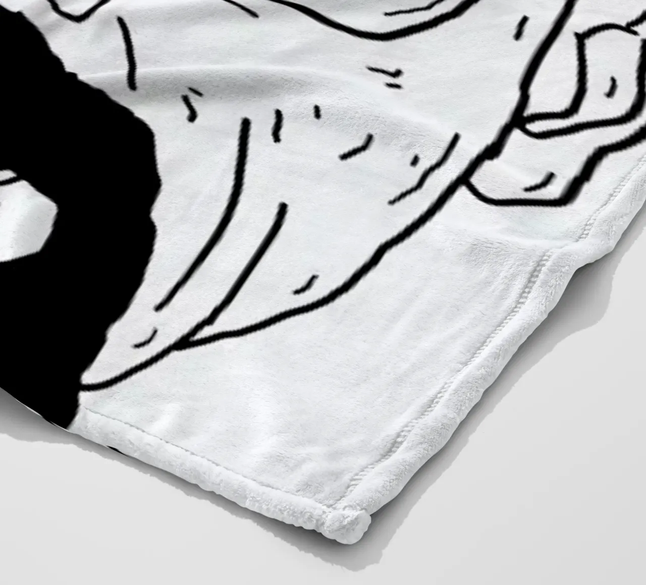 Walt fleece blanket by Nick Cocozza