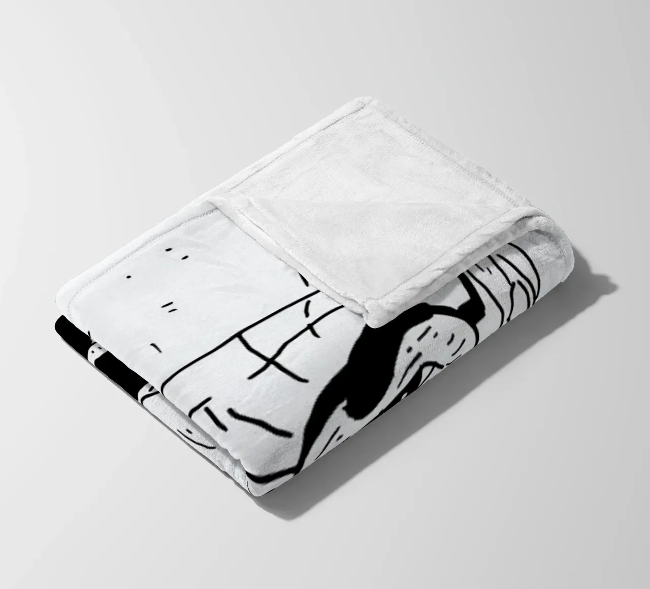 Walt fleece blanket by Nick Cocozza