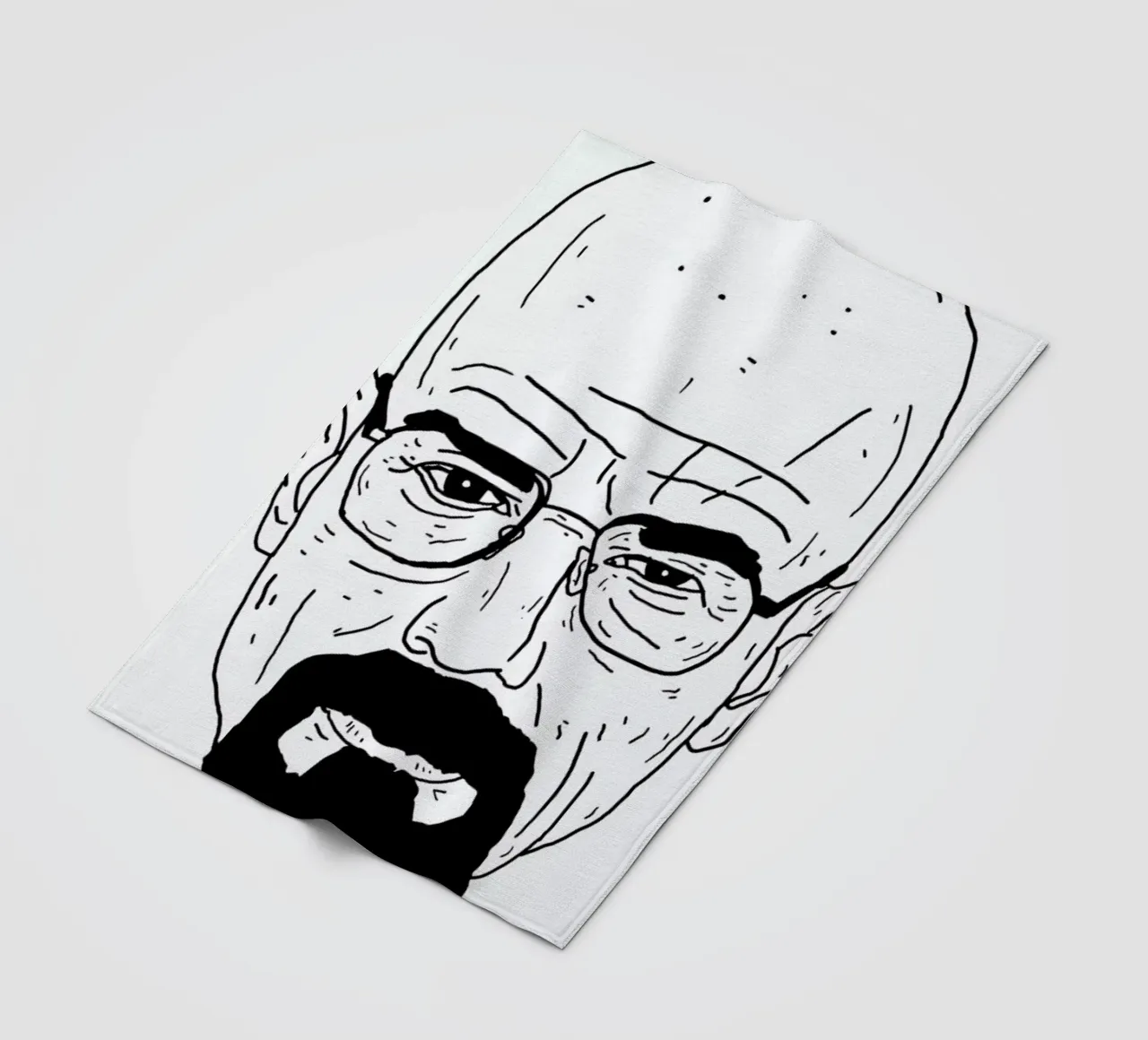 Walt fleece blanket by Nick Cocozza