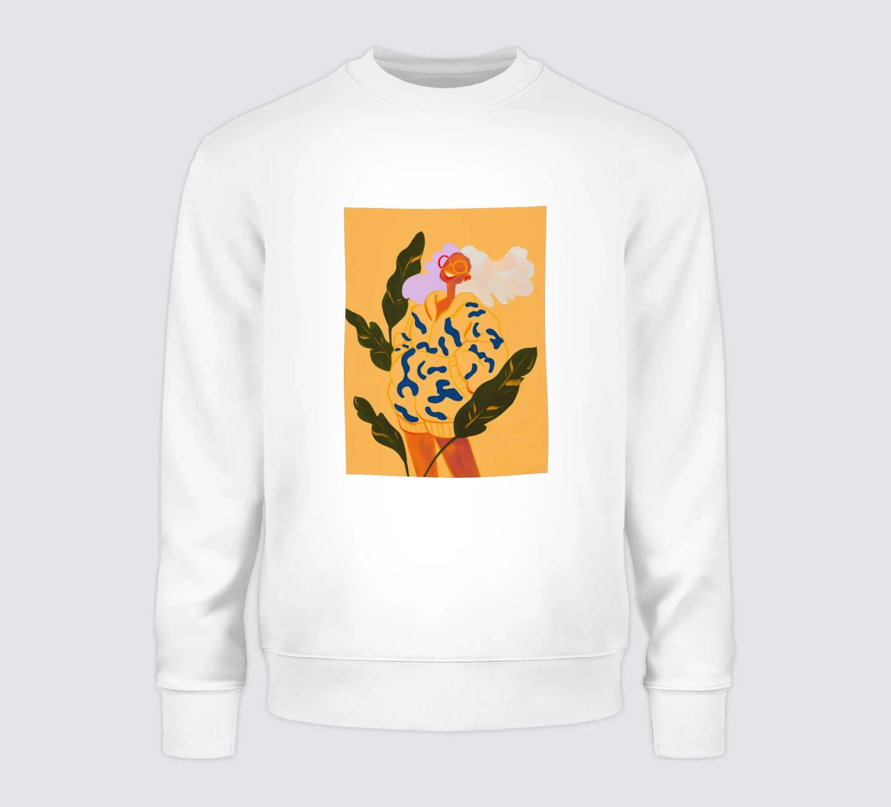 Alegre chica de verano sudadera de Carinaprint