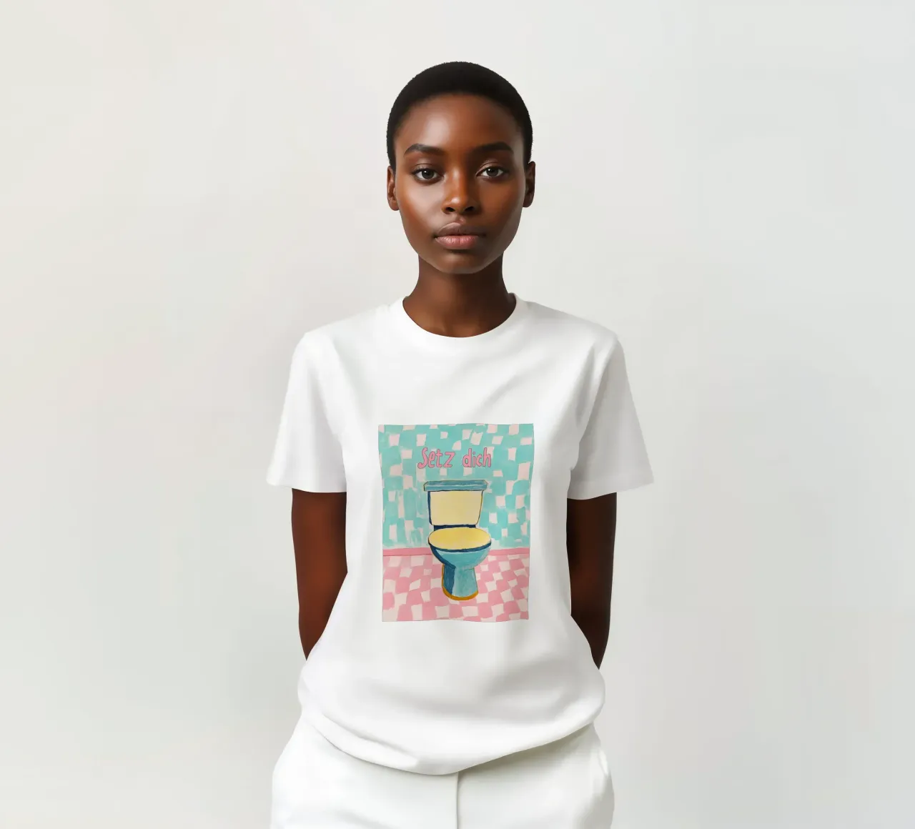 WC, Siediti t-shirt da Carinaprint