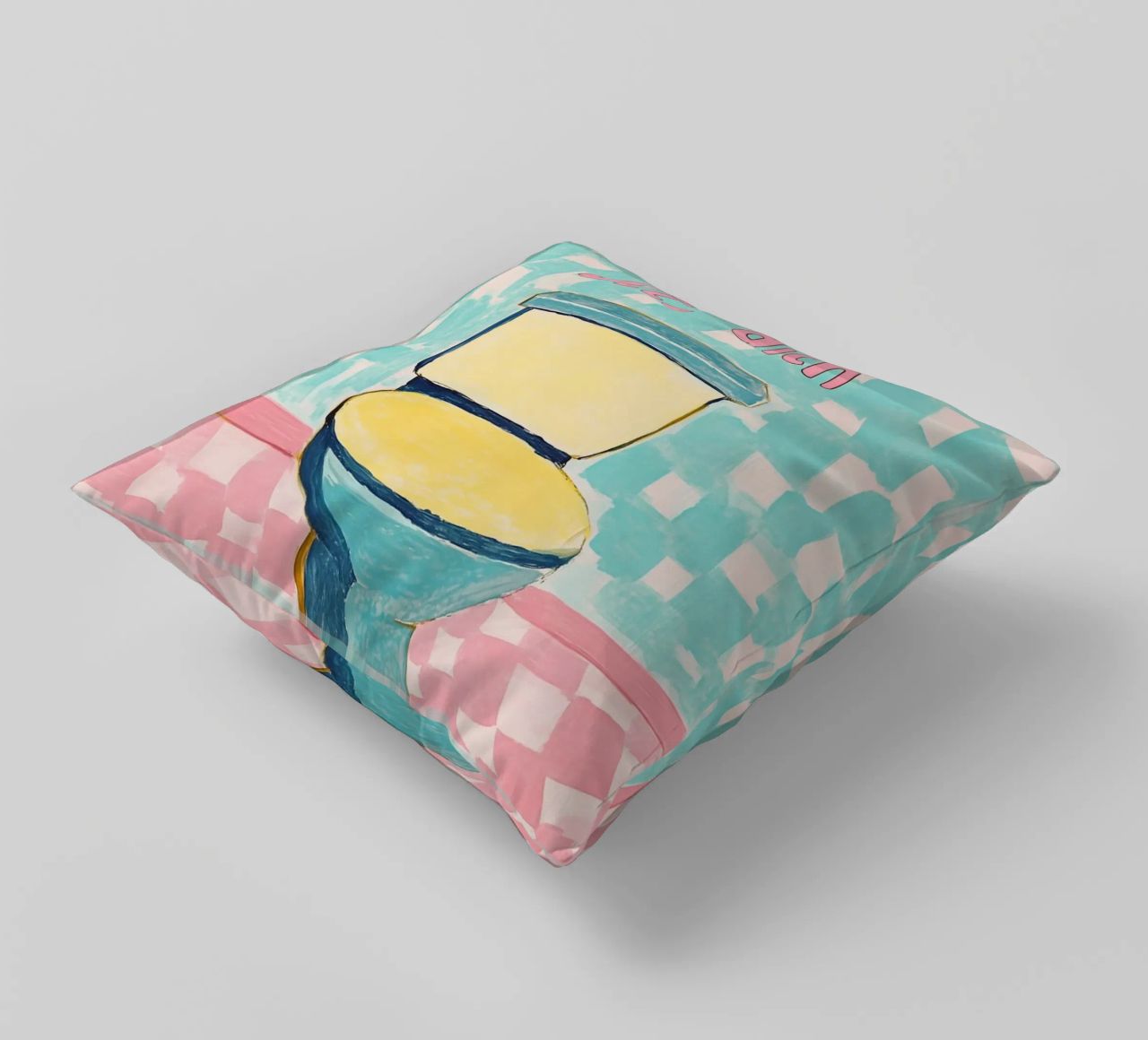 WC, Sit down decorative cushion by Carinaprint