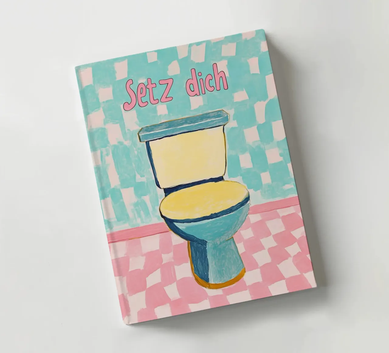 WC, Sit down notebook by Carinaprint