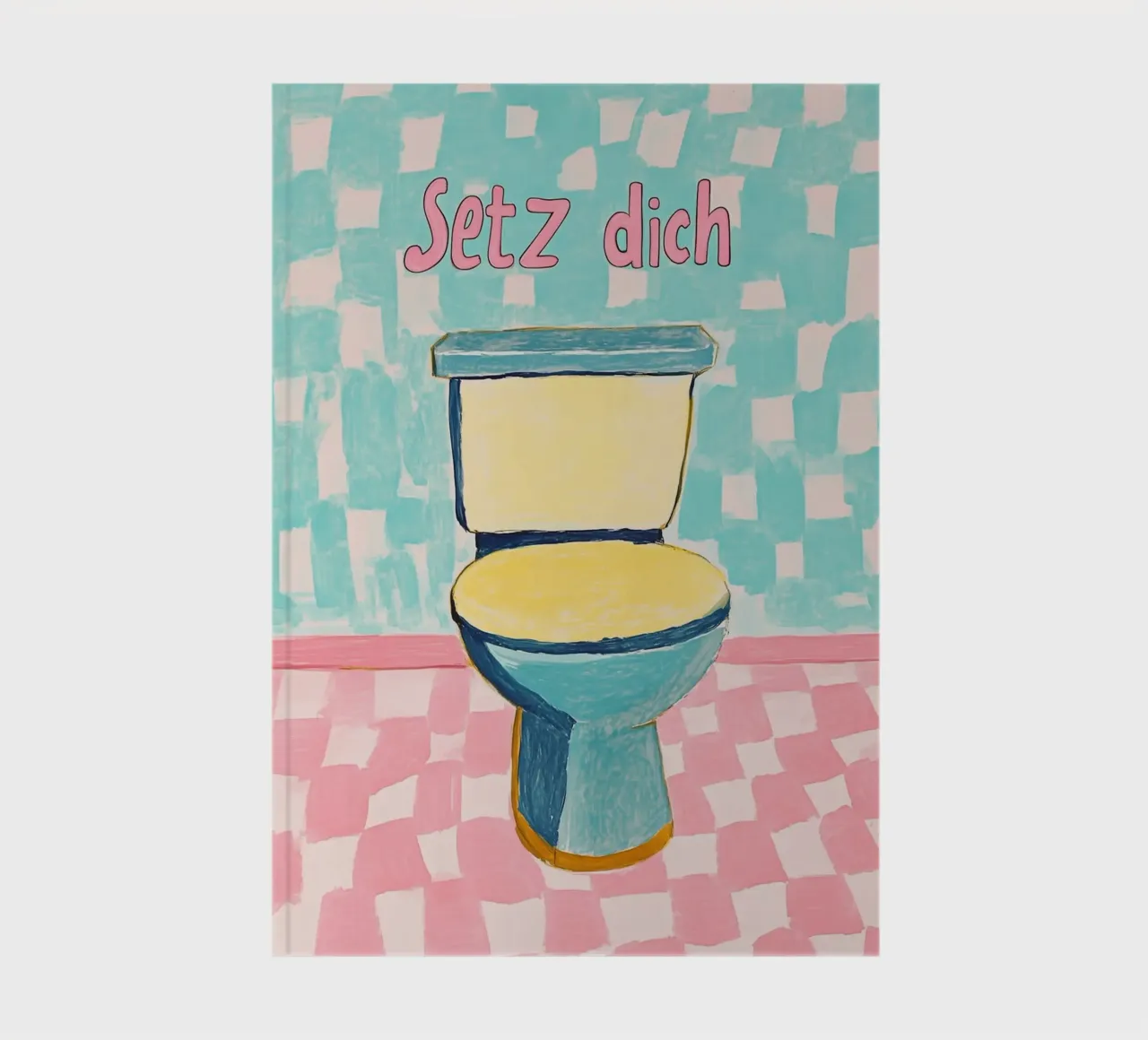 WC, Sit down notebook by Carinaprint