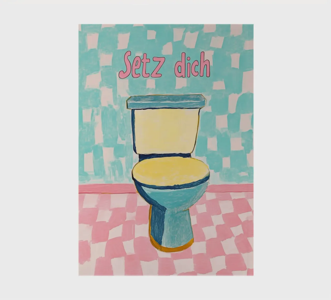 WC, Sit down notebook by Carinaprint