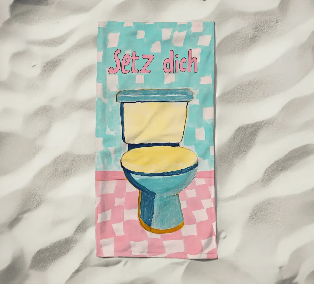 WC, Siediti telo mare da Carinaprint