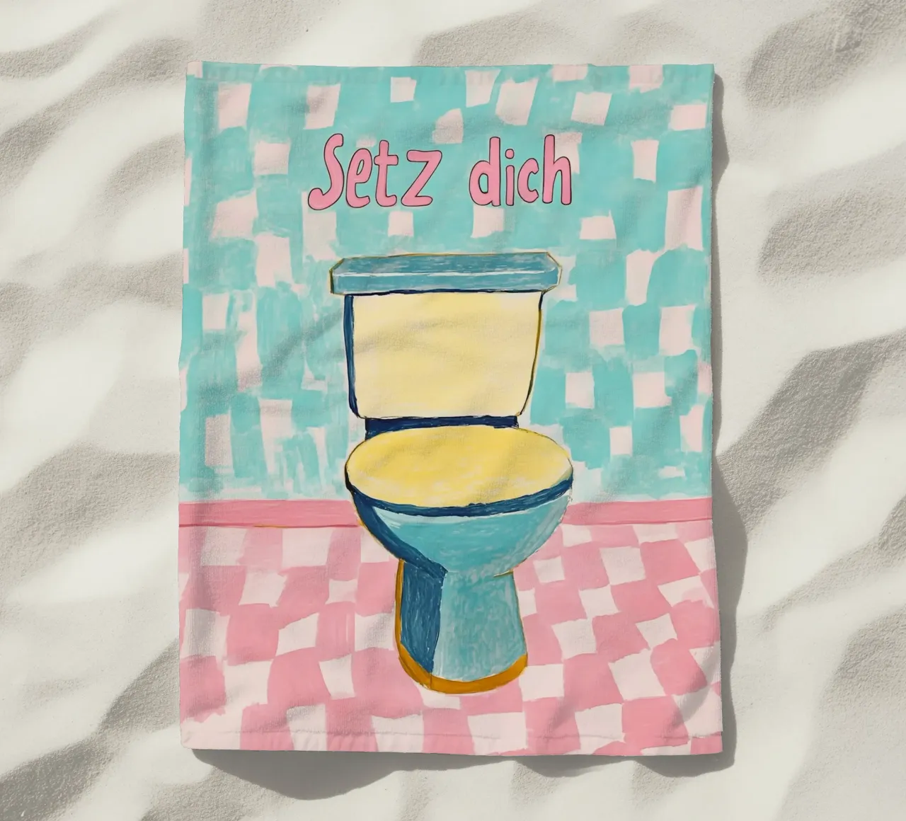 WC, Siediti telo mare da Carinaprint