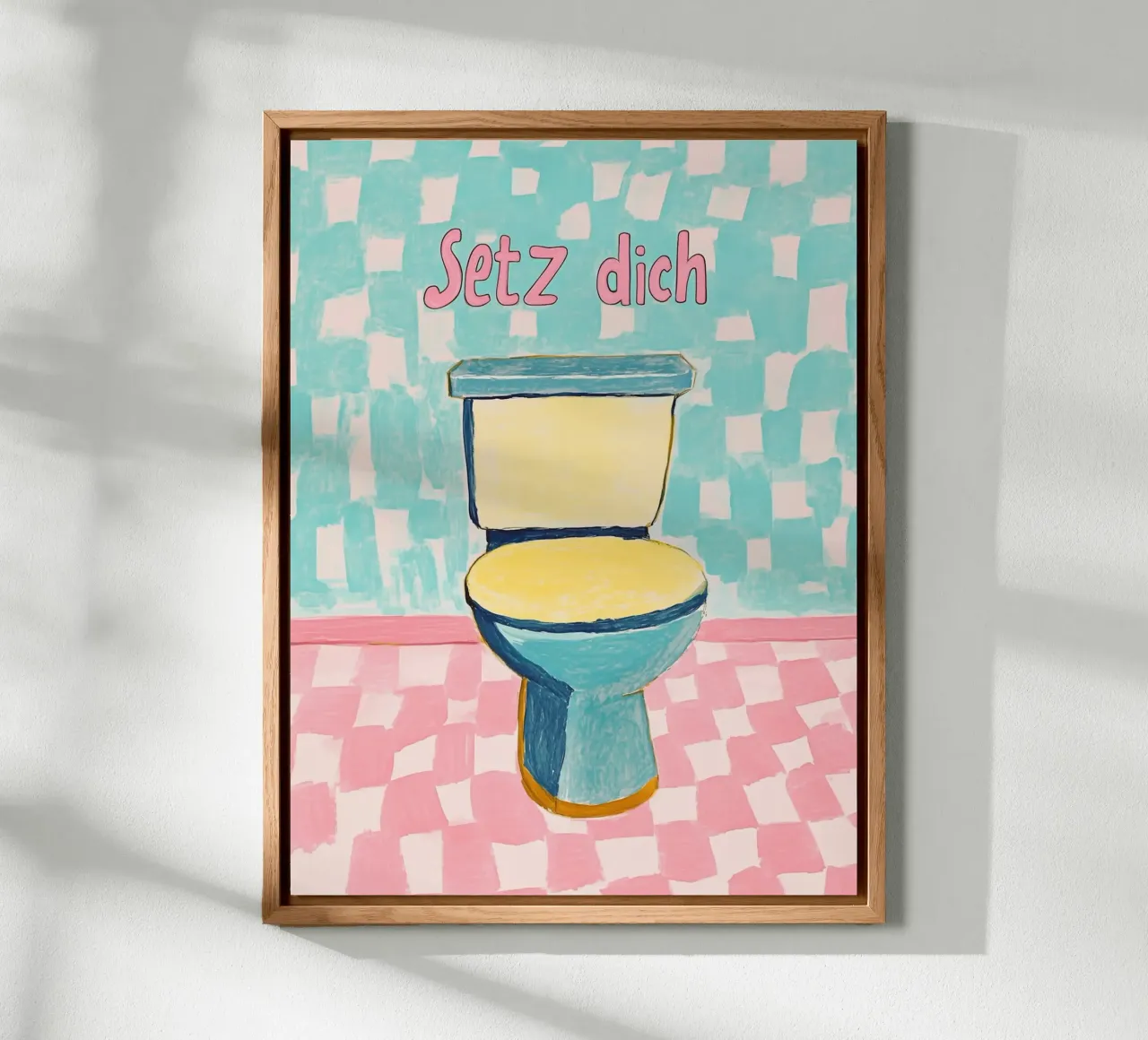 WC, Siéntate aluminio dibond de Carinaprint