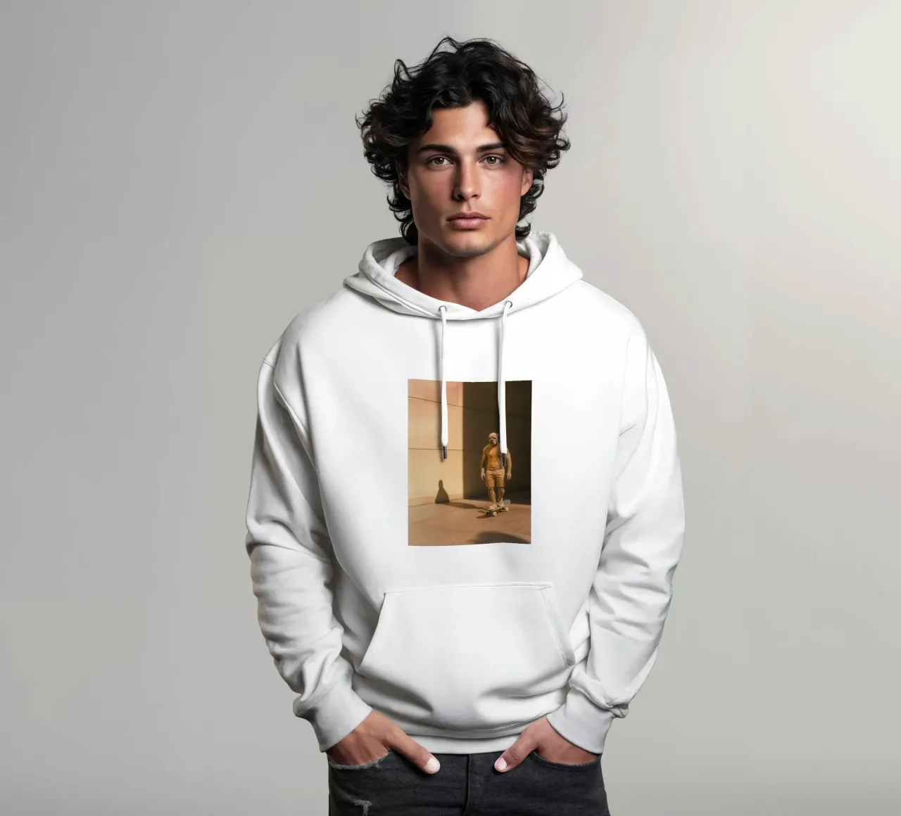 Marlon felpa con cappuccio da Affiches Chien Originales – Dogland