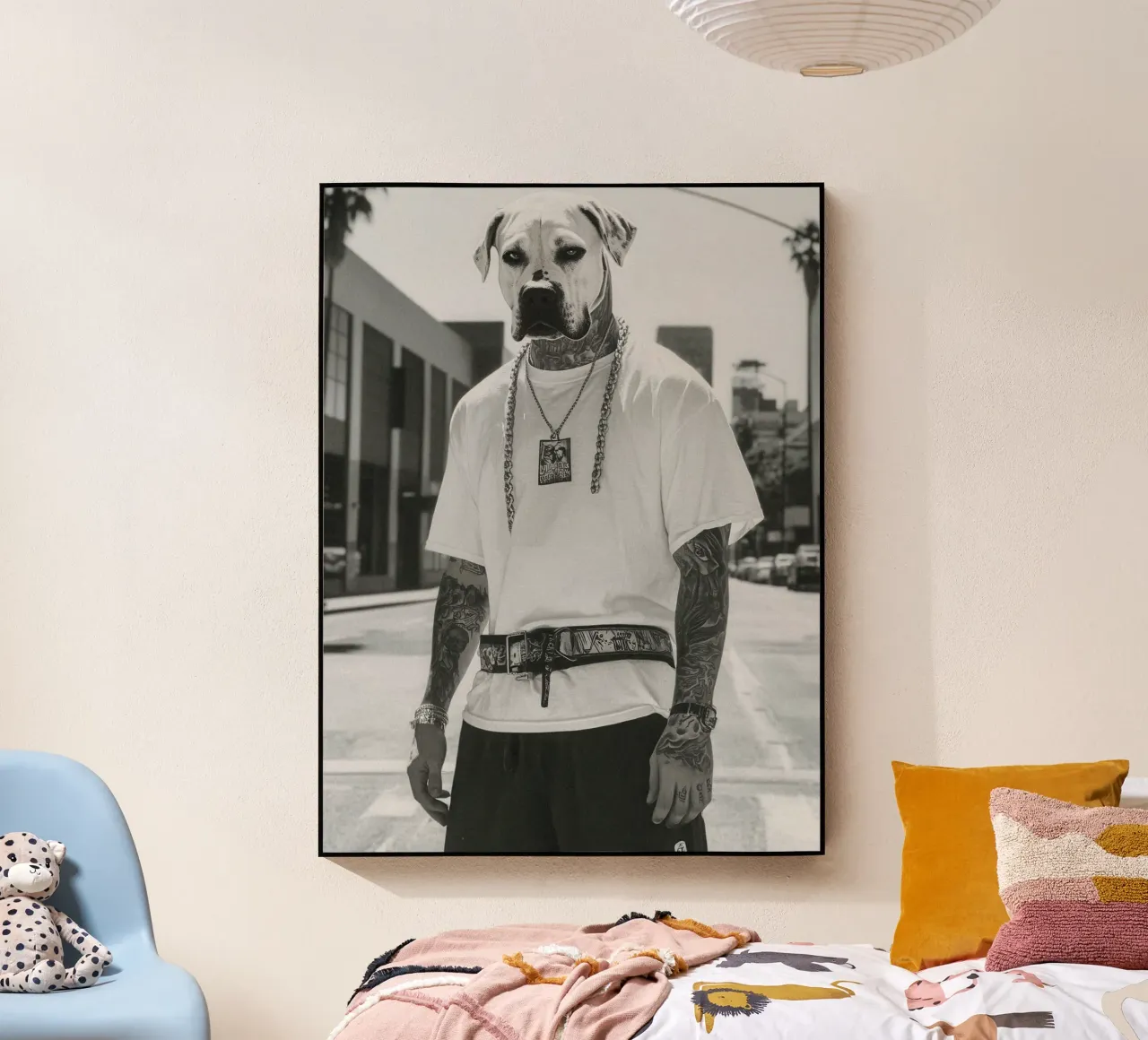 Kane acrylic glass by Affiches Chien Originales – Dogland