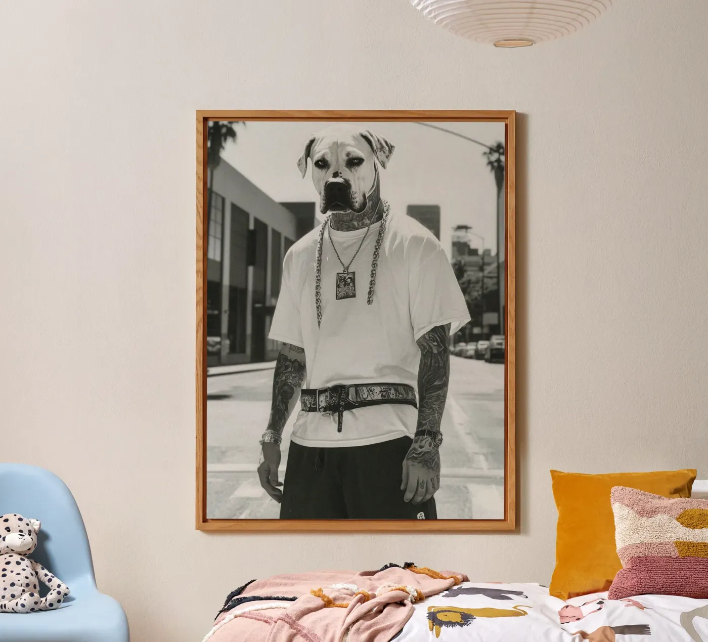 Kane forex-plaat van Affiches Chien Originales – Dogland