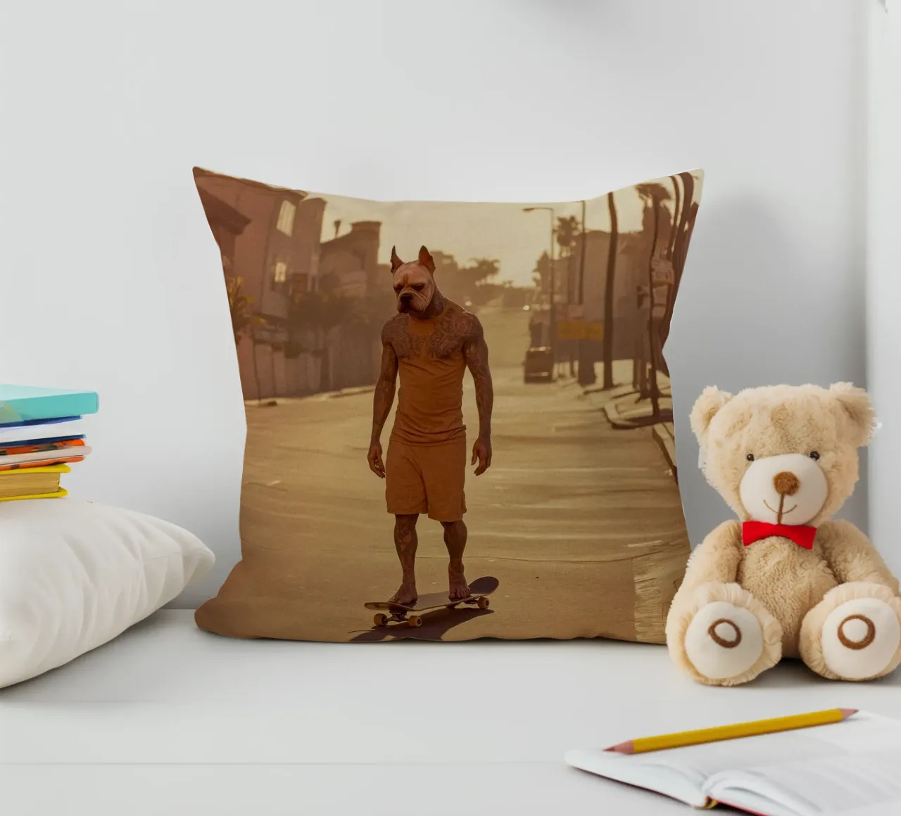 Hector cuscino da Affiches Chien Originales – Dogland
