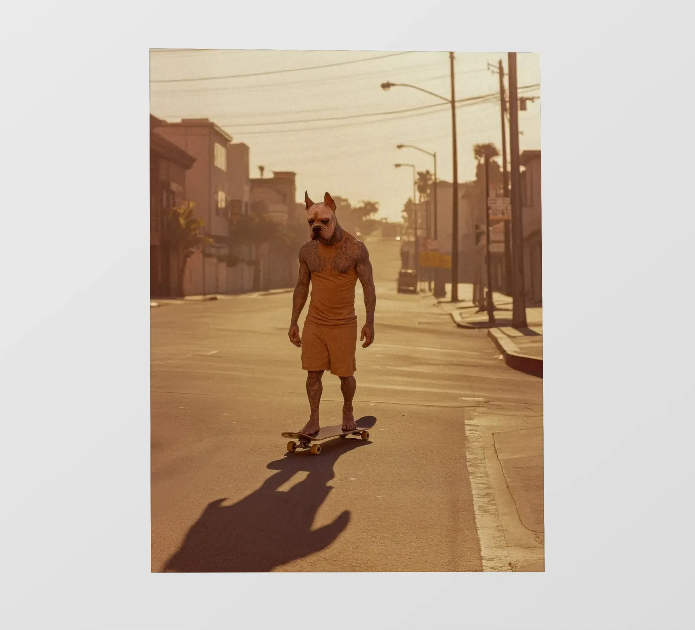 Hector pellicola backlit da Affiches Chien Originales – Dogland