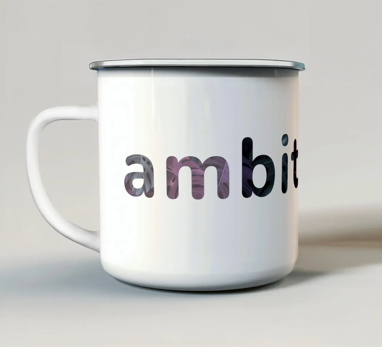 ambitchious tazza in smalto da pilotpegasus