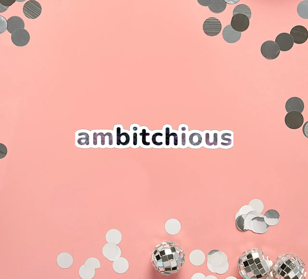 ambitchious sticker van pilotpegasus