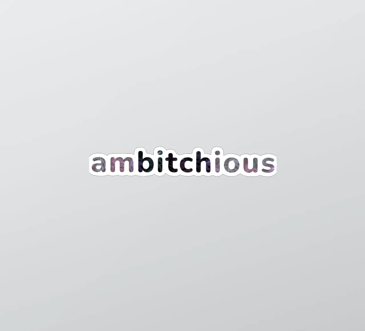 ambitchious sticker van pilotpegasus