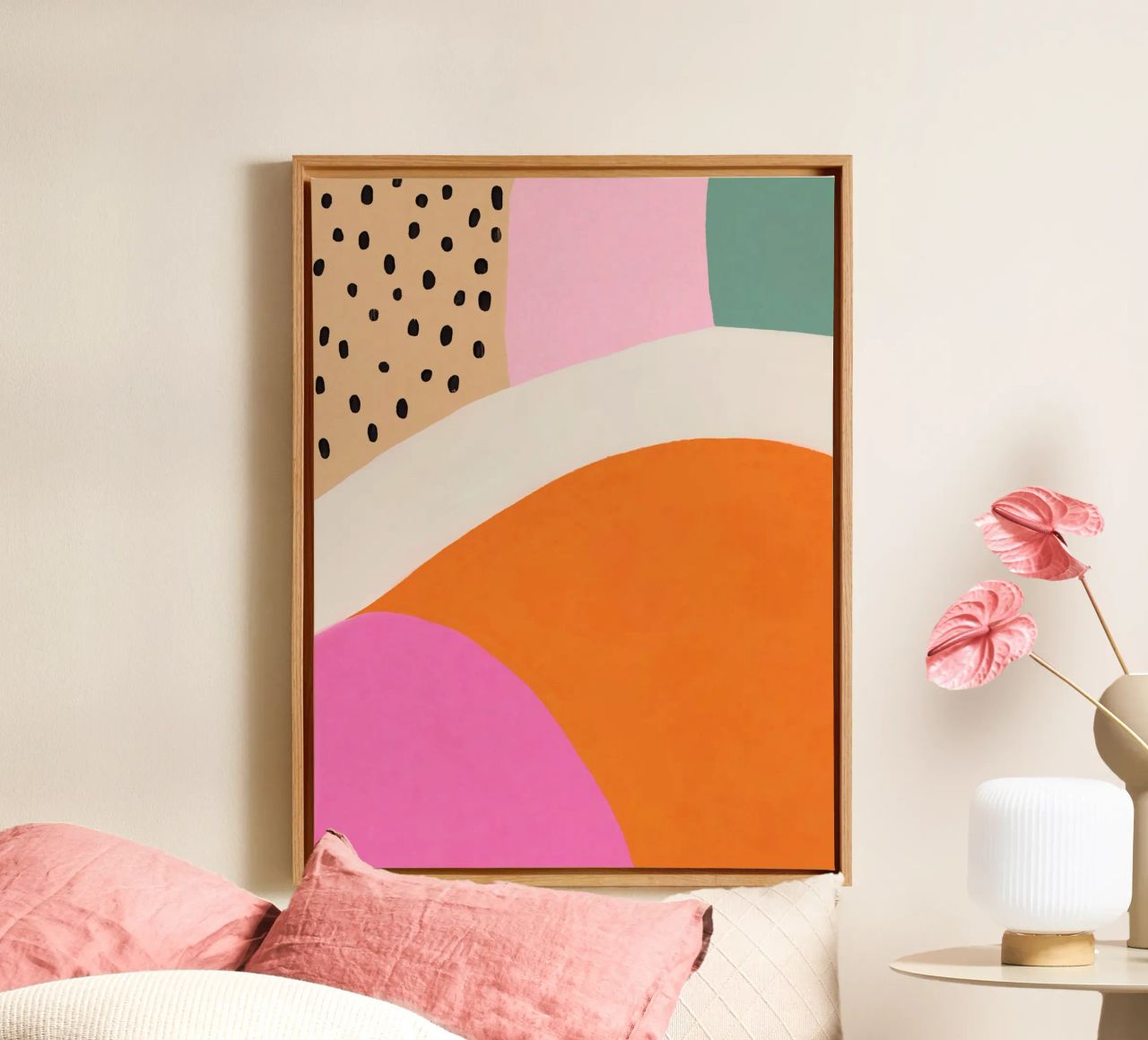Creative points in summer canvas by Carinaprint